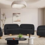 Daphne 64" Chenille Fabric Upholstered Loveseat