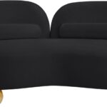 Daphne 64" Chenille Fabric Upholstered Loveseat