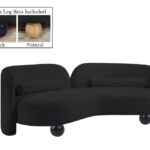Daphne 89" Chenille Fabric Upholstered Sofa