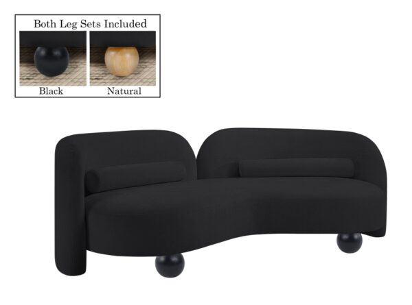 Daphne 89" Chenille Fabric Upholstered Sofa