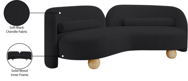 Daphne 89" Chenille Fabric Upholstered Sofa