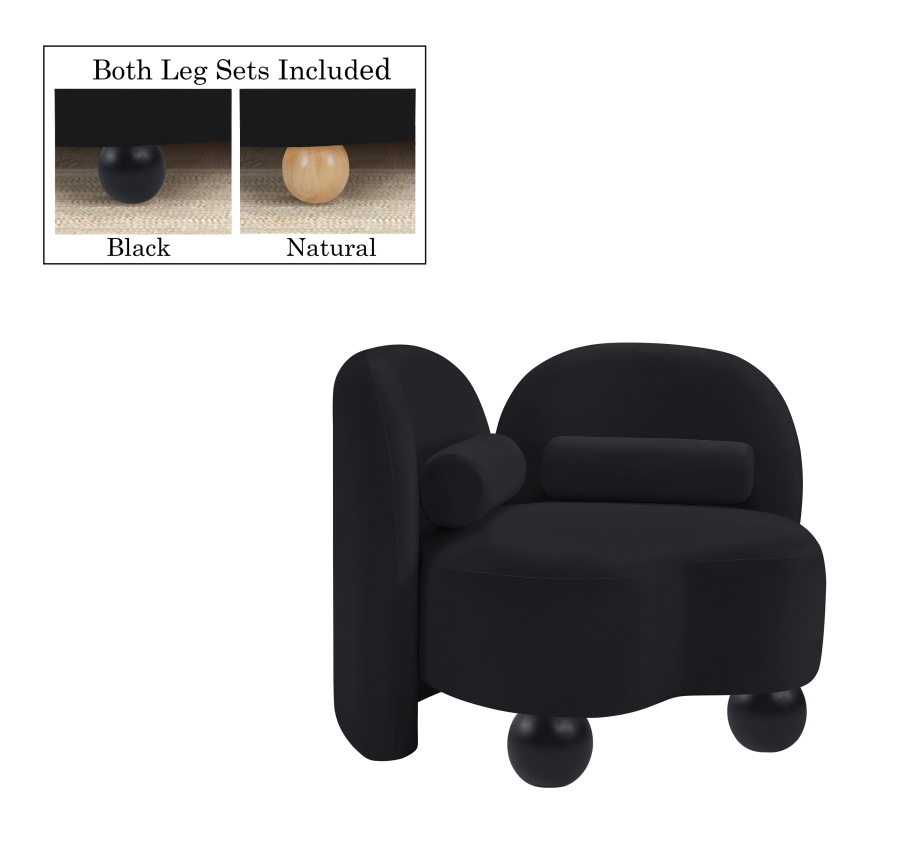 Daphne Velvet Upholstered Chair