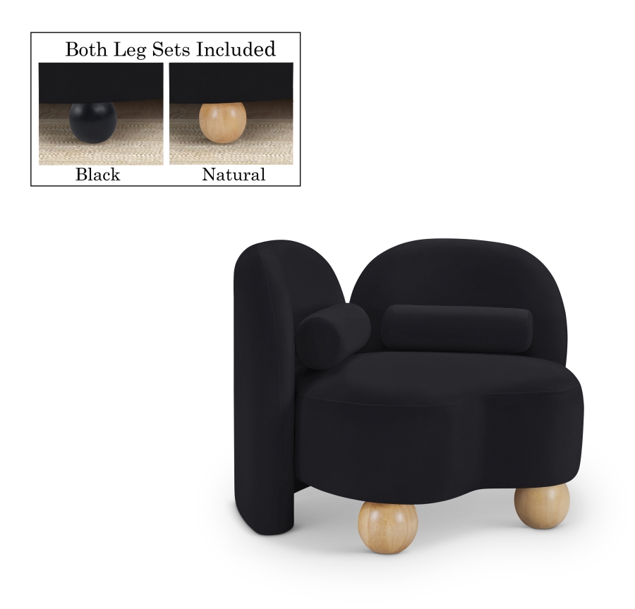 Daphne Velvet Upholstered Chair