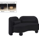 Daphne 64" Velvet Upholstered Loveseat