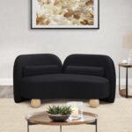 Daphne 64" Velvet Upholstered Loveseat
