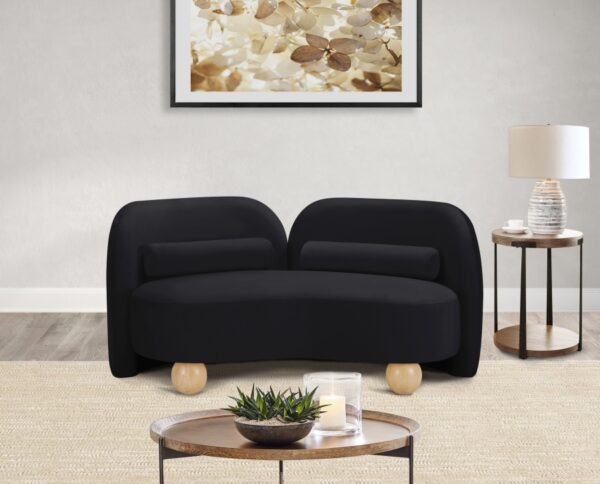 Daphne 64" Velvet Upholstered Loveseat
