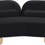 Daphne 64" Velvet Upholstered Loveseat