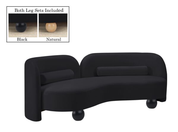 Daphne 89" Velvet Upholstered Sofa