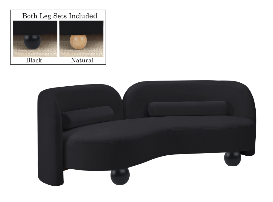 Daphne 89" Velvet Upholstered Sofa