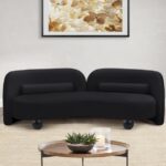 Daphne 89" Velvet Upholstered Sofa