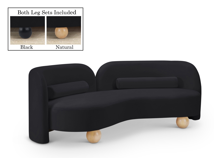 Daphne 89" Velvet Upholstered Sofa