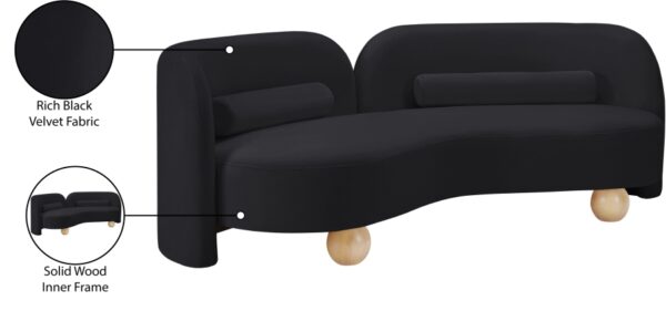 Daphne 89" Velvet Upholstered Sofa