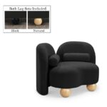 Daphne Boucle Fabric Upholstered Chair