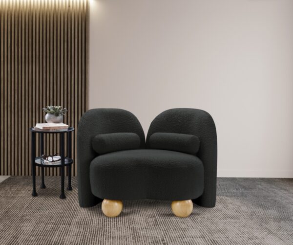 Daphne Boucle Fabric Upholstered Chair