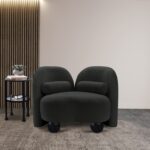 Daphne Boucle Fabric Upholstered Chair