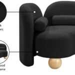 Daphne Boucle Fabric Upholstered Chair