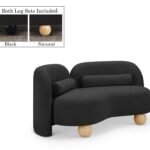 Daphne 64" Boucle Fabric Upholstered Loveseat