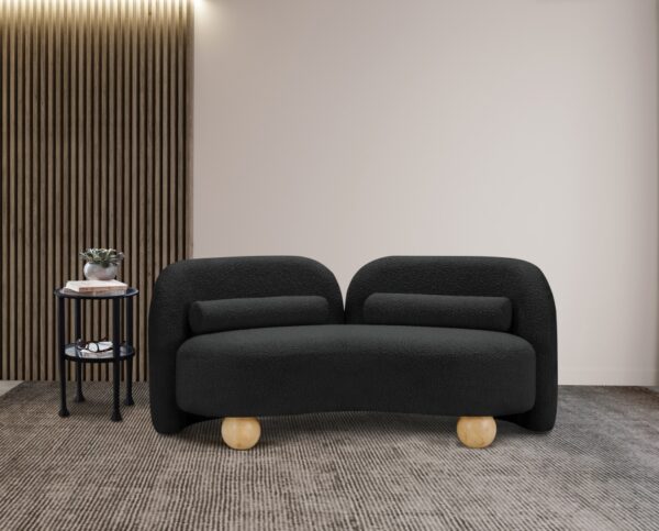 Daphne 64" Boucle Fabric Upholstered Loveseat