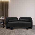 Daphne 64" Boucle Fabric Upholstered Loveseat