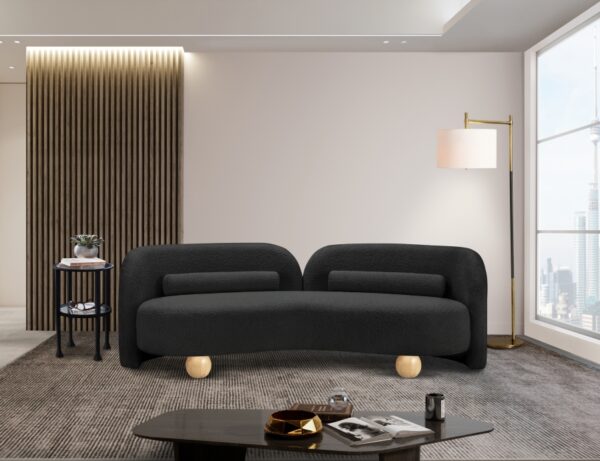 Daphne 89" Boucle Fabric Upholstered Sofa