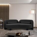 Daphne 89" Boucle Fabric Upholstered Sofa