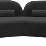 Daphne 89" Boucle Fabric Upholstered Sofa