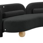 Daphne 89" Boucle Fabric Upholstered Sofa