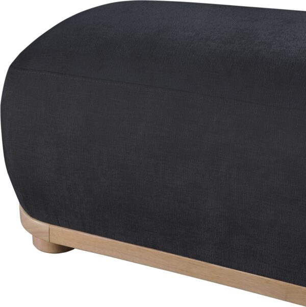 Calum Chenille Fabric Upholstered Bench