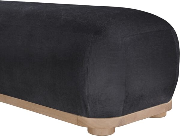 Calum Chenille Fabric Upholstered Bench