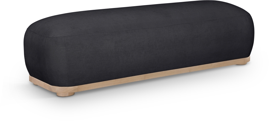 Calum Chenille Fabric Upholstered Bench