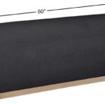 Calum Chenille Fabric Upholstered Bench