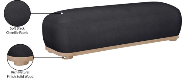 Calum Chenille Fabric Upholstered Bench
