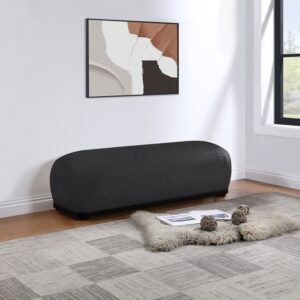 Calum Chenille Fabric Upholstered Bench