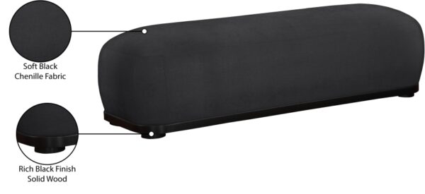 Calum Chenille Fabric Upholstered Bench