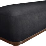 Calum Chenille Fabric Upholstered Bench