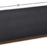Calum Chenille Fabric Upholstered Bench