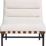 Burke Vegan Leather Upholstered Accent Chair