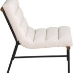 Burke Vegan Leather Upholstered Accent Chair