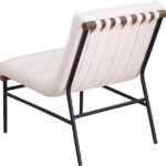 Burke Vegan Leather Upholstered Accent Chair