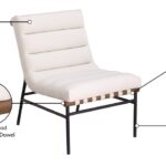 Burke Vegan Leather Upholstered Accent Chair