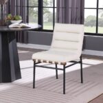 Burke Vegan Leather Upholstered Dining Chair