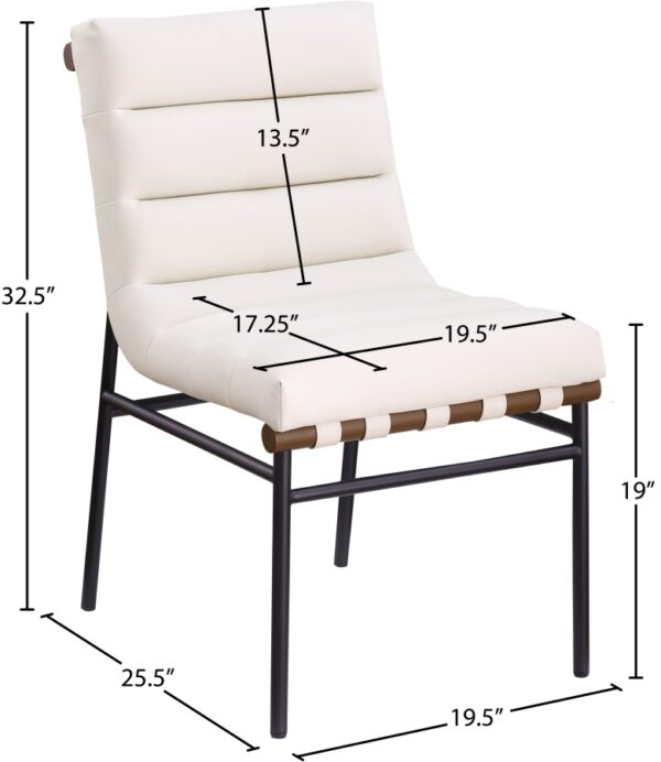 Burke Vegan Leather Upholstered Dining Chair