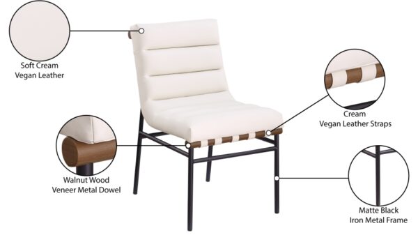 Burke Vegan Leather Upholstered Dining Chair