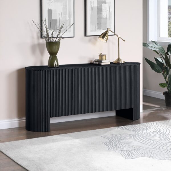 Belinda Beech Wood And Oak Veneer Sideboard / Buffet