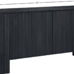 Belinda Beech Wood And Oak Veneer Sideboard / Buffet