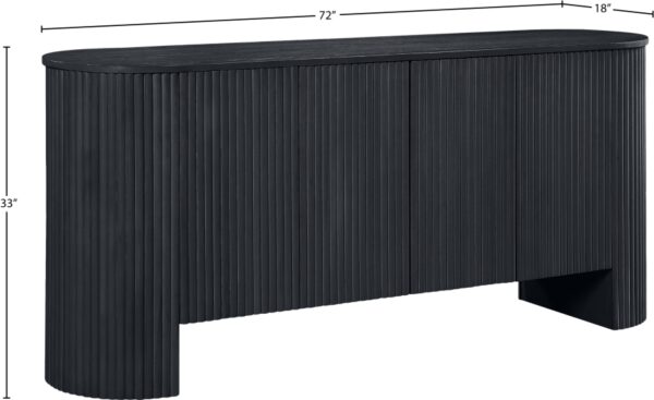 Belinda Beech Wood And Oak Veneer Sideboard / Buffet