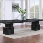 Anzio 96" - 144" Oak Veneer Extendable Dining Table