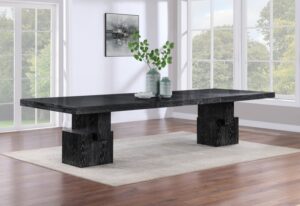 Anzio 96" - 144" Oak Veneer Extendable Dining Table
