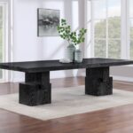 Anzio 96" - 144" Oak Veneer Extendable Dining Table