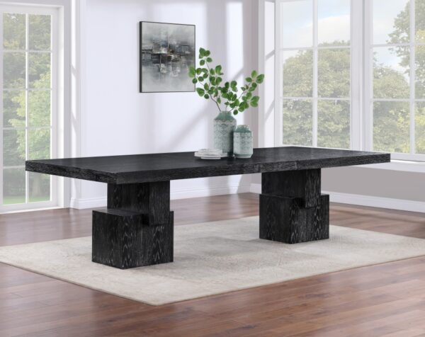 Anzio 96" - 144" Oak Veneer Extendable Dining Table